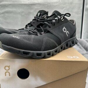 On Cloud, Men's size 14, Cloud X Running shoes, black